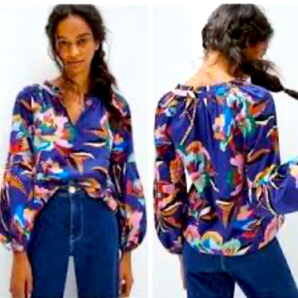 Farm Rio Helena Peasant Blouse